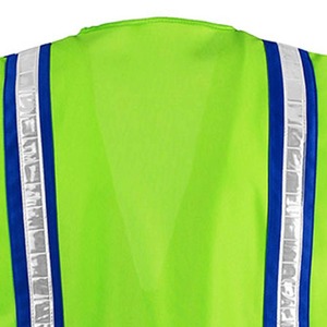 Chaleco de seguridad vial transpirable de alta visibilidad de calidad superior personalizado chaleco de seguridad reflectante de bolsillo de trabajo chalecos de alta visibilidad para trabajadores - Product Image 5