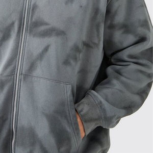 Chándal lavado ácido personalizado para hombre OEM ODM Factory High Street Oversized Fit Two Piece Men Precio bajo Chándales lavado ácido - Product Image 5