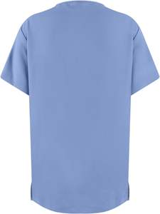 Venta al por mayor Hospital Scrub Sets uniformes médicos enfermeras cómodo cuello en V Jogger pantalones poliéster algodón - Product Image 3