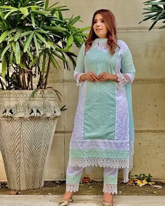 Designer élégant Salwar Kameez avec Dupatta pour les mariages, les festivals, les fêtes et les fonctions traditionnelles - Product Image 1