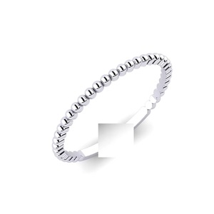Bague à clous empilable en argent 925 de haute qualité pour femmes, bijou minimaliste pour tenues tendance, disponible au meilleur prix - Product Image 1