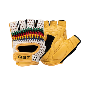 Direct usine Logo personnalisé demi-doigt gants de cyclisme respirant anti-dérapant en cuir véritable crochet boucle fermeture unisexe vélo - Product Image 3