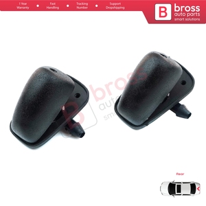 BSP523 2 Pièces Buses de pulvérisation d'eau pour lave-glace arrière pour R19 1988-2000 3/5 portes HB 7700793609 - Product Image 2