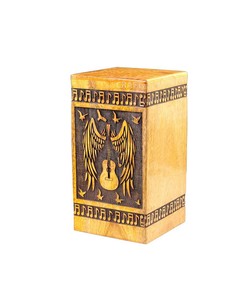 Suministros funerarios de madera de estilo clásico Urnas de madera al por mayor Urnas de cremación Diseño hecho a mano de última calidad Urna para adultos - Product Image 6