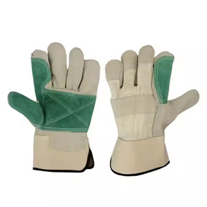 Gants de mécanicien en cuir de qualité supérieure résistants à la chaleur de marque personnalisée antistatiques antivibrations sans silicone sans poudre personnalisables - Product Image 6