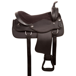 Vente en gros de selle en cuir tout usage confortable pour adultes et jeunes de qualité pour l'entraînement sur sentier et l'équitation - Product Image 3