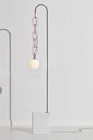 Décoration Murale Luxe en Résine Acrylique Transparente à Maillons de Chaîne, Grand Accent Suspendu, Cadeau Idéal pour les Intérieurs Modernes de Salons