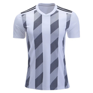 Maillot de football unisexe de haute qualité, taille personnalisée, impression de logo privé, respirant, impression par transfert thermique, vêtements d'équipe, couleur unie, 100% - Product Image 6