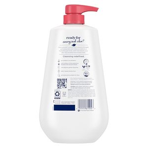 Gel Douche Hydratant avec Pompe, Revitalisant Grenade & Hibiscus, pour une Peau Douce comme une Lotion, Contrôle du Sébum 24h, 30.6 Oz - Product Image 2