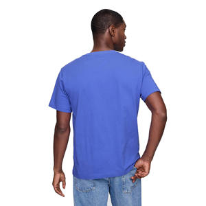 Camiseta de Hombre 100% Algodón, Suave, con Patrón Sólido, Espuma 3D Personalizada para el Logotipo Digital Frontal, Diseño Personalizable, Cuello Redondo, Manga Corta - Product Image 2