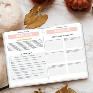 La pratica della Mindfulness della rivista stampata LABON Mindfulness sfida l'auto-riflessione e il diario della gratitudine del pianificatore di cura di sé - Product Image 2
