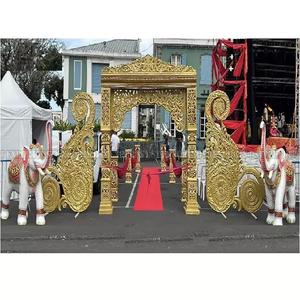 Decoración de gran entrada para boda india Boda hindú Jodha Akbar Decoración de entrada Boda India Puerta de entrada de bienvenida - Product Image 1
