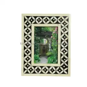 Design élégant et moderne incrustation d'os naturel et incrustation de résine cadre photo incrustation d'os pour décorations de maison et de jardin - Product Image 3