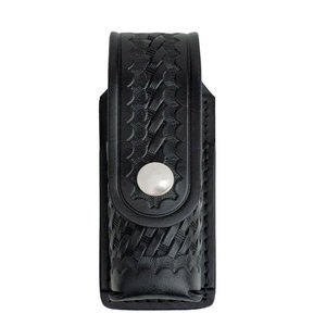 Porte-épices en cuir véritable, porte-clés, porte-aérosol de défense personnelle, fermeture à bouton-pression, accessoire portable pour femmes et hommes - Product Image 1