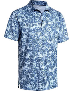 Poliéster transpirable con estampado sublimado sin etiqueta-Ropa de golf Ropa de verano Polos de hombre de talla grande - Product Image 2