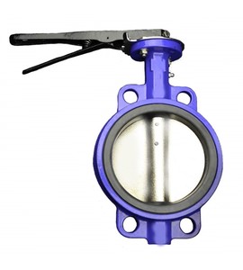 Vanne papillon en acier inoxydable 316 de type gaufrette DIN 17445 Standard DN 80 pour usage industriel - Product Image 2