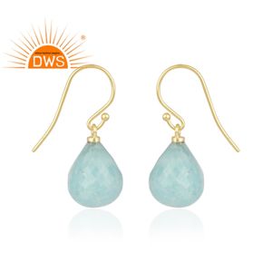 Pendientes colgantes de piedras preciosas de amazonita Natural de plata de ley más vendidos, fabricante de joyería personalizada - Product Image 3