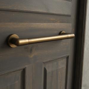 Designer <b>Brass</b> Modern <b>Door</b> <b>Handle</b> <b>Set</b> for Bedroom Bathroom Kitchen <b>Doors</b>-Smooth Operation & Premium Look - Product Image 5