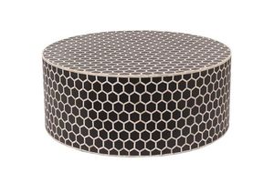Tabourets de console en incrustation d'os très demandés poufs et incrustation d'os coffre à tiroirs placard marocain gris tambour de chevet maison - Product Image 2