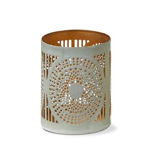 Porte-bougie en fer de style marocain complexe, artisanal, résistant à la chaleur, pour une chambre à coucher exotique, éclairage d'intérieur d'inspiration bohème - Product Image 3