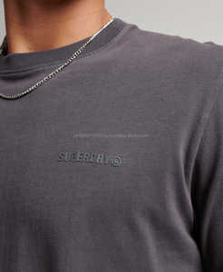 Camiseta lisa en blanco con logotipo personalizado para hombre, camisetas personalizadas, nueva camiseta de diferentes colores, camiseta de moda - Product Image 2