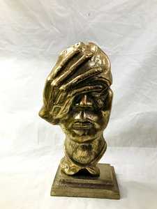 Escultura de Cara Humana, pieza de exhibición para decoración del hogar, escultura decorativa, adornos artísticos para Decoración de mesa moderna para el hogar - Product Image 3