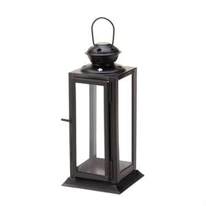 Lanterne ronde en métal noir poli fait à la main Style Ins bougeoir en fer extérieur pour jardin décor de noël usage domestique - Product Image 3