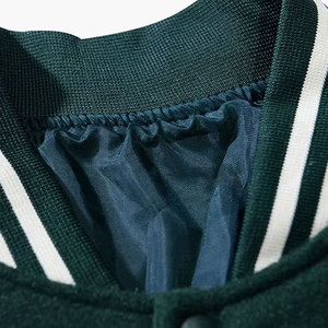 Custom Logo Winter Varsity <b>Jacket</b> Baseball Letterman <b>Jackets</b> Chenille Embroidery Zipper Closure Casual Style for Men's <b>Jackets</b> - Product Image 4