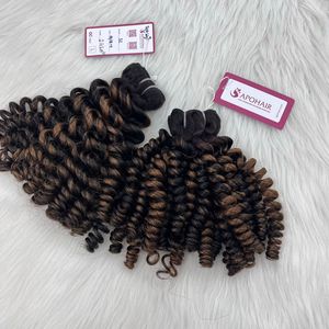 Precio de Fábrica Extensiones de Cabello Virgen Vietnamita Remy de Lujo de 24 Pulgadas, Liso, Doble Trama, Color Balayage, Tejido a Máquina de Alta Calidad - Product Image 6