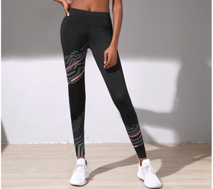 Ensembles de soutien-gorge de sport et leggings décontractés d'été personnalisés avec logo OEM pour femmes - Vêtements de sport actifs en coton/bambou antibactériens - Product Image 4