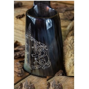 Taza de Cuerno de Búfalo FAIZA CRAFT - Hecha a Mano, Duradera, para Decoración del Hogar, Elegante y Pulida - Product Image 2