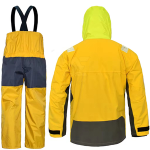 Veste de navigation coupe-vent et imperméable avec pantalon à bretelles respirant, couleur personnalisée avec un nouveau design - Product Image 5