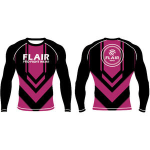 เสื้อไนลอน BJJ ป้องกันผดผื่นป้องกันรังสียูวียาวเสื้อบีบอัดกันยูวีทนทานออกแบบได้ตามต้องการระบายอากาศและใส่สบาย - Product Image 6