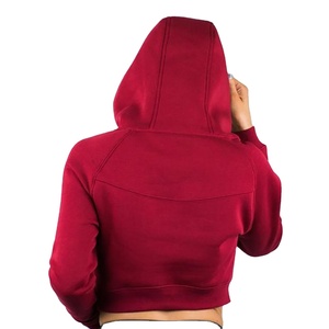Sudadera con Capucha Corta Personalizada de Alta Calidad para Mujer, Estilo Urbano, Informal, para Verano, Modelo CP-WH-01, Nueva Colección 2026 - Product Image 2