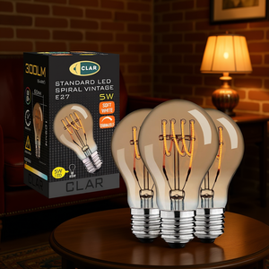 Vintage A60 LED <b>Bulb</b> 5W Dimmable Light Stylish Retro Design - Product Image 3