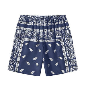 กางเกงขาสั้นผู้ชายพิมพ์ลายผ้าพันสำหรับเล่นบาสเก็ตบอลวัยรุ่นตาข่ายสองชั้นไซส์ใหญ่พิเศษตามสั่ง2025 - Product Image 6