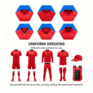 Survêtement de football d'entraînement des clubs européens célèbres 2026/2027, respirant, séchage rapide, 100 % polyester - Product Image 3