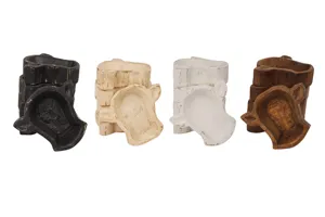 Bol à pâte en bois en forme de Longhorn de nouvelle conception pour la fabrication de bougies OEM variété de tailles fabriquées à la main depuis l'usine du Vietnam - Product Image 4