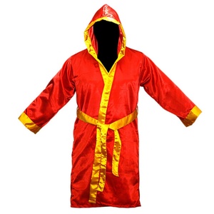 Robe de boxe professionnelle de couleur d'automne grande taille conception respirante à séchage rapide avec logo robe de boxe d'entraînement en plein air coupe-vent - Product Image 4