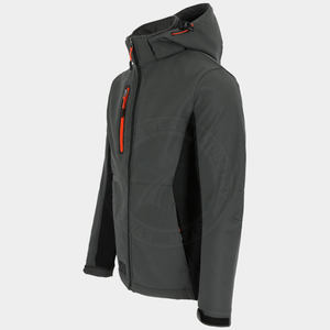 Veste et manteau softshell en polyamide de randonnée décontractés et bon marché pour hommes vente en gros de veste softshell imperméable personnalisée - Product Image 4