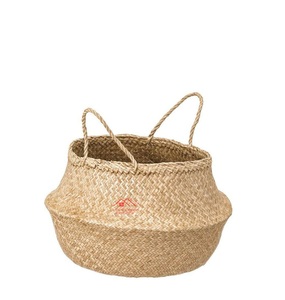 <b>Basket</b> Brown Color New Arrival <b>Rattan</b> <b>Basket</b> Restaurant Uses in Bulk Latest Design Round Shape <b>Laundry</b> - Product Image 3