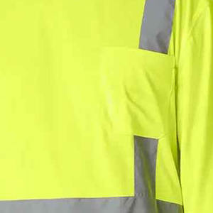 Camisa reflectante de alta visibilidad personalizada de estilo 2025, camisa reflectante personalizada de seguridad de manga completa para exteriores para hombres - Product Image 5