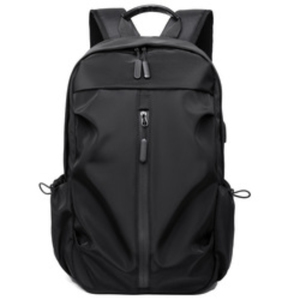 Water Resistant Private Label Men Lightweight Travel <strong>Backpack</strong> With Usb <strong>Large</strong> Capacity Soft Women <strong>Black</strong> Laptop <strong>Backpack</strong> Bag - Product Image 2