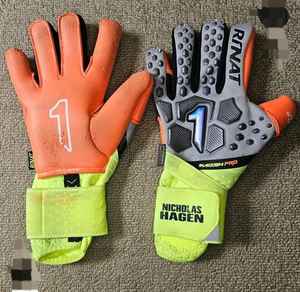 Guantes de Portero de Cuero Premium Personalizables Ajuste Personalizado Venta Al por Mayor Fútbol Latex Grip - Product Image 6