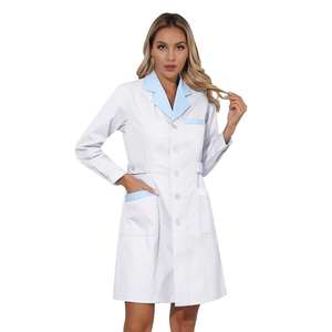 Blouse de laboratoire professionnelle à manches longues de haute qualité uniforme d'infirmière d'hôpital personnalisé - Product Image 1