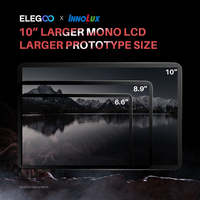 Layar LCD Saturn 2/Saturn 8K Aksesori Printer 3D 10 Inci Resolusi 7680X4320 28.5um Sumbu XY 380:1 Kontras 2000H Umur Pakai