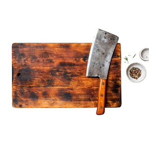 Planche à découper en bois de couleur naturelle en forme de Rectangle avec poignée ustensiles de cuisine vaisselle planche à découper de table - Product Image 3