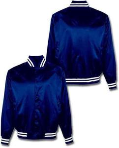 Chaqueta de bombardero de satén personalizada para hacer chaqueta de satén Chaqueta de seda de béisbol de satén para hombres - Product Image 3