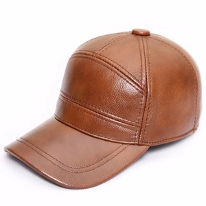 Gorra de Béisbol Unisex para las Cuatro Estaciones, de Cuero Genuino, con Visera, de Primera Calidad, Ajustable, para Actividades al Aire Libre, Casual - Product Image 2