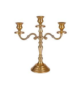 Candelabros de Metal Dorado y Plateado con Acabado Moderno Hechos a Mano para Navidad, Iglesia, Altar, Eventos Especiales, Ceremonias de Iluminación con Velas - Product Image 1